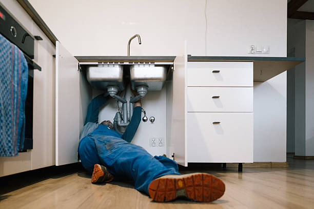 Professional Drain Cleaning technician working in Union Grove, WI